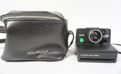 Vintage Polaroid 2000 Land Camera Sofortbildkamera mit original Tasche - Bild 1 von 4
