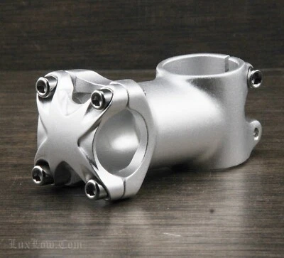 1 1/8" Track Road Bike Threadless STEM 60mm MTB Cruiser Bicycle 1"25.4 Handlebar - Image 1 of 4