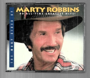 The Many Sides of Marty Robbins: 40 All-Time Greatest Hits (3-CD Box Set, 1992) - Picture 1 of 2