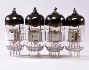 4x 6N2P-ER / ECC83 / 12AX7 LONG LIFE VOSKHOD TUBES NEW NOS - Bild 1 von 4