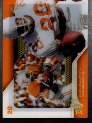 A7598- 2010 SPx Shadow Box #SBEC Earl Campbell - NM-MT - Image 1 of 2