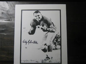 ANDY ROBUSTELLI  NY GIANTS HOF DECEASED  AUTOGRAPHED PHOTO - Picture 1 of 1
