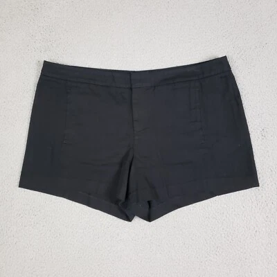 Pantalones Cortos Gap Mujer 14 Negro Algodón Y2K Micro Mini Cortos Preppy Clásicos Retro Foto 1 de 4
