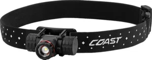 Linterna resistente al agua de aluminio negro/blanco/rojo Coast XPH25R 30333 - Imagen 1 de 1