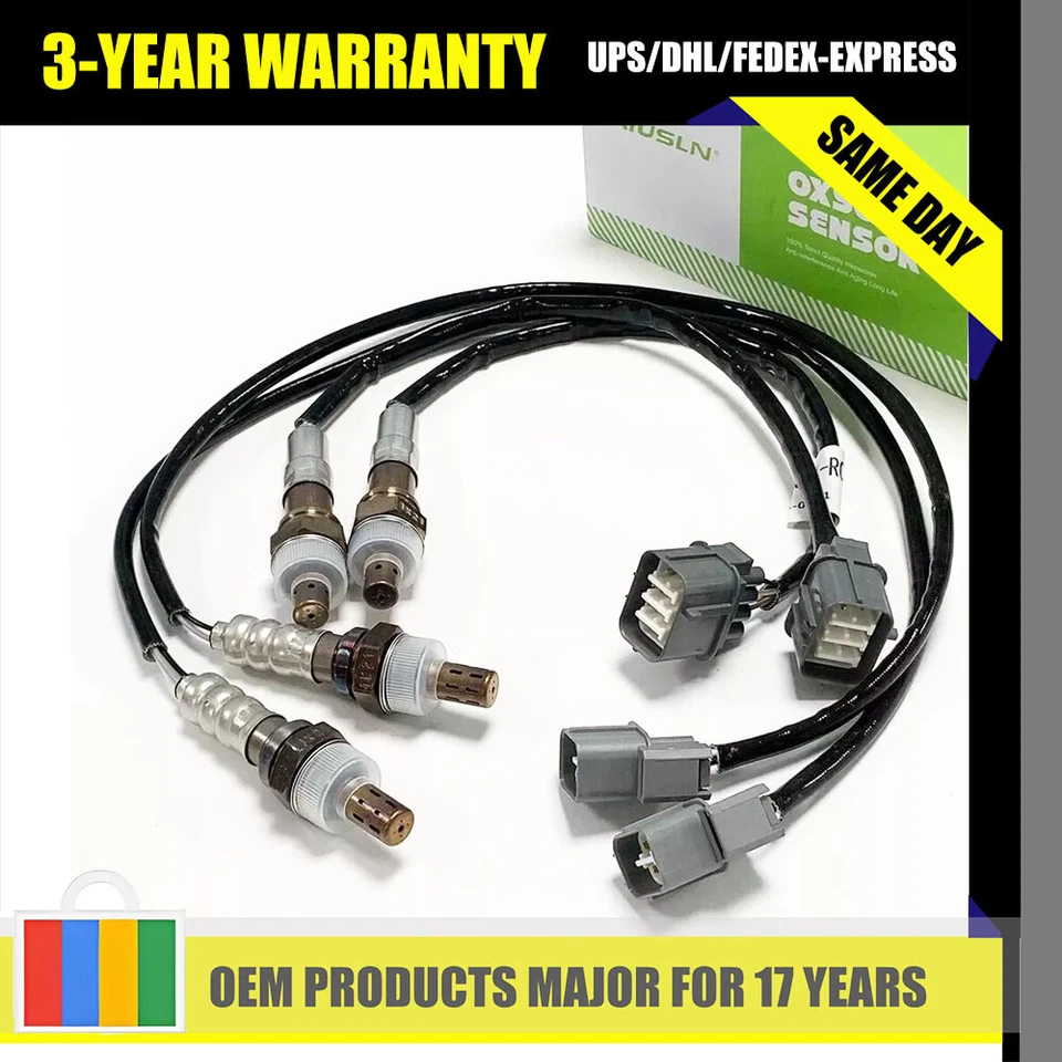 4X For Honda Accord Odyssey Pilot Ridgeline Acura MDX RL TL 3.5L Oxygen sensor - Image 1 of 4