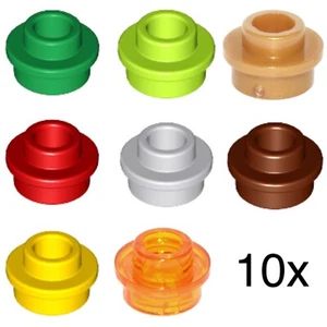LEGO NEW Plate, Round 1 x 1 with Open Stud - Pick Your Colors - 10 PCS - Picture 1 of 4