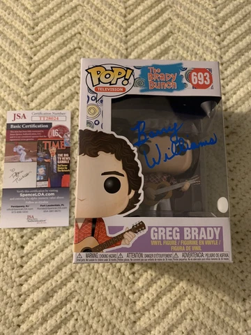 Barry Williams Signed Greg Brady Funko Pop 693 JSA Authenticated COA The Bunch Cover