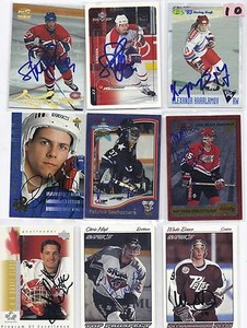 1997 UD POE #372 Pierre Luc Therrien Signed Autographed Hockey Card Canada