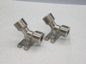 Edelstahl Bierlinie Wandhalterung, 7/8"" - 14 x 7/8"" - 14 Menge 2 Stck. - Bild 1 von 3