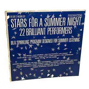 Stars For A Summer Night (Vinyl, 1961, 2x LP) Columbia Masterworks PM-1 VG Label - Picture 1 of 12