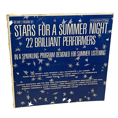 Stars For A Summer Night (винил, 1961, 2 пластинки) Columbia Masterworks PM-1 этикетка очень хорошее состояние - Изображение 1 из 4