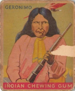 1933 Goudey Indianer Kaugummi Karte #25 Geronimo - Bild 1 von 2