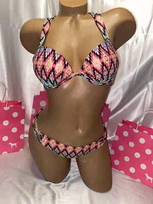 Victorias Secret Swimsuit “The Gorgeous” Multi Print 32B Small - Image 1 of 2