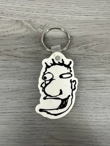 Vintage Mr. Pibb Soda Pop Keyring PUT IT IN YOUR HEAD AD E833 - Picture 1 of 2