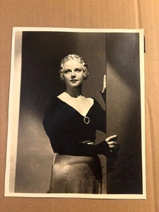 Clare Owen Extremely Rare Early Autographed 8/10 Photo 30s Clarence Bull BwyMel - Picture 1 of 8