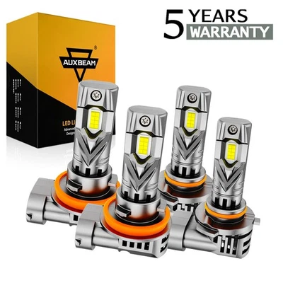 Faros LED de haz alto bajo blanco 10000 k para Honda Insight 2010-2014 Foto 1 de 4