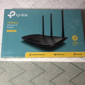 TP-Link N450 Router Wi-Fi-Bezprzewodowy router internetowy TL-WR940N NOWY ZAPIECZĘTOWANY - Zdjęcie 1 z 8