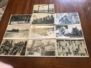 US Navy Seabees Camp Peary VA WW2 Set Of 10 Postcards - Picture 1 of 10