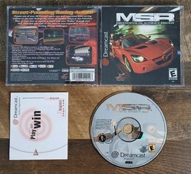 Metropolis Street Racer (Sega Dreamcast) CIB W/Reg Card - Tested - Good Disc!