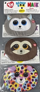 3 Pack - Ty Beanie Boo Face Mask DANGLER, SLUSH, GISELLE  reusable/washable - Picture 1 of 6