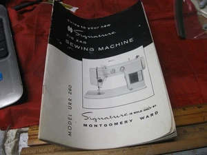 MONTGOMERY WARD URR J260 Nähmaschine Bedienungsanleitung Buch Original - Bild 1 von 4