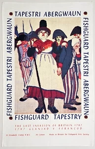 Abergwaun Fishguard Tapestri Pembrokeshire Wales Souvenir Geschirrtuch - Bild 1 von 8
