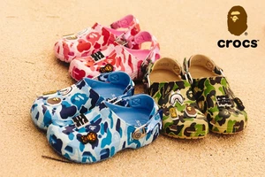 BAPE x CROCS - A Bathing Ape Camuflaje Verde/Azul/Rosa - Todas las tallas - Imagen 1 de 41