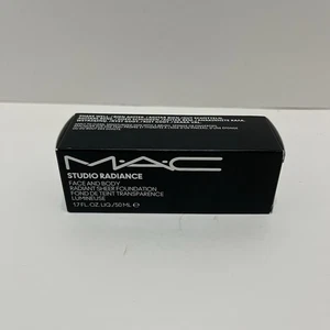 Mac Studio Radiance Face And Body Radiant Sheer Foundation - W9- 1.7 oz NIB - Picture 1 of 4