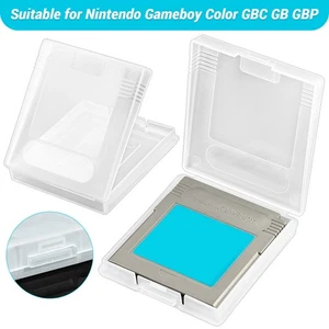 Clear Protective Game Case Storage Box for Nintendo Gameboy Color GBC GB GBP USA - Picture 1 of 10