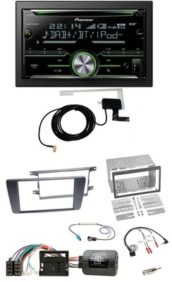 Pioneer CD USB Lenkrad Bluetooth 2DIN DAB Autoradio für Skoda Octavia Scout 2004 - Bild 1 von 4