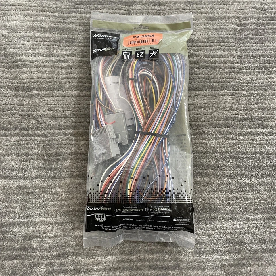 Metra 70-2054 TurboWire Oldsmobile Pontiac Amp Bypass Wiring Harness Made USA - Image 1 of 4