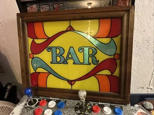 Manhattan New York, BAR Sign, 1970s, VTG, Mint, Gem, Rare Classic, Framed Sign - Picture 1 of 8
