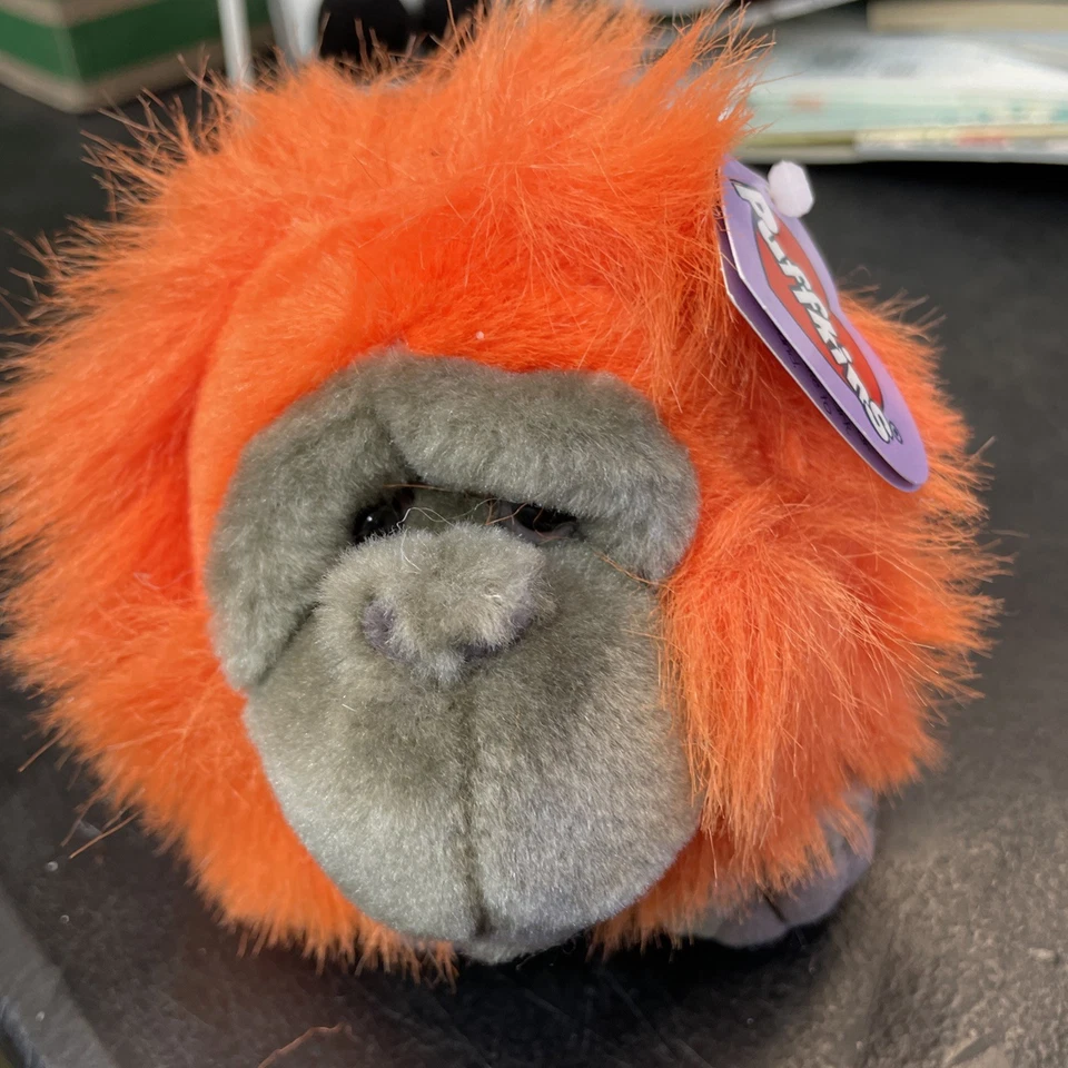 Omar the Orangutan Ape Puffkins Bean Bag Plush 1998 Swibco - Image 1 of 1