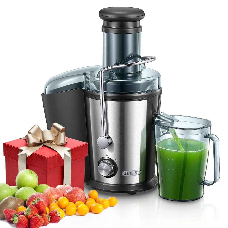 Juilist Centrifuga Frutta e Verdura 800W Estrattore Frutta e Verdura con 75 MM - Immagine 1 di 4