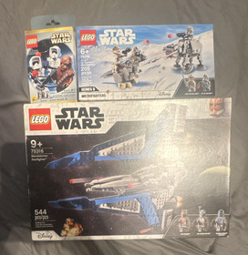 LEGO Star Wars lot 75316 Mandalorian Starfighter, 3343 And 75298