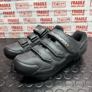 Muddyfox MTB100 Mens Cycling Shoes Black UK 10 - Picture 1 of 7