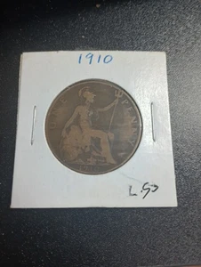 Lot of British pennies, 1910-1919 - Picture 1 of 22