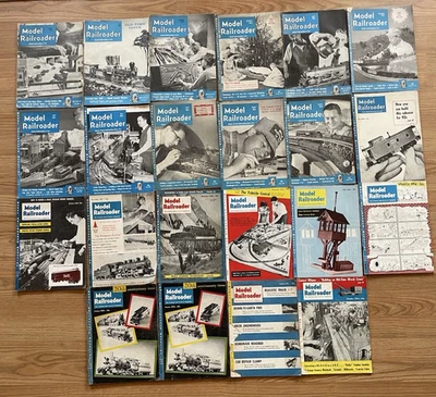 MODEL RAILROADER MAGAZINE 1950 To 1958 Vintage Lot Of 22 - Image 1 of 4