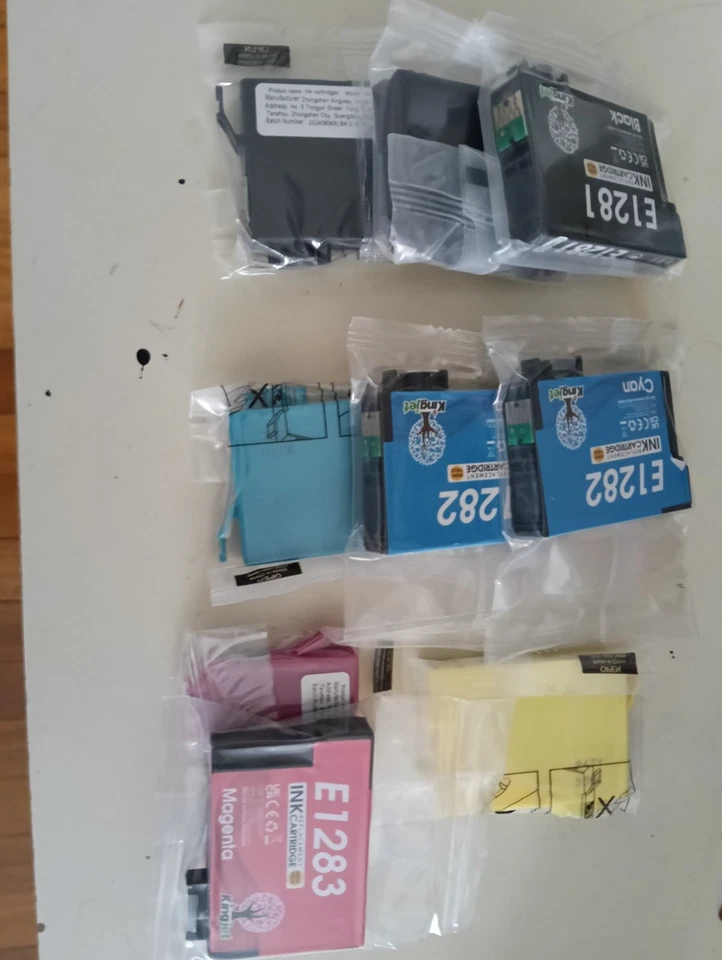 Cartuchos tinta compatible para EPSON (T1281, T1282, T1283, T1284) - Imagen 1 de 1