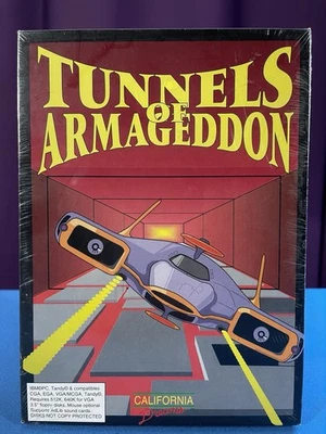 Tunnels of Armageddon Big Box PC IBM Tandy 3.5" Computer Game California Dreams - Image 1 of 4