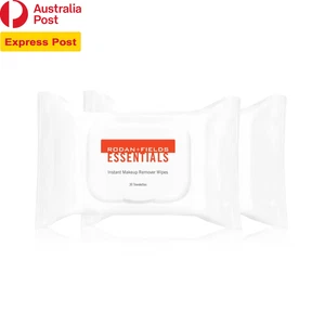 Rodan + Fields Essentials Instant Makeup Remover Wipes | 2 Pack | Gentle Cleansi - Picture 1 of 4