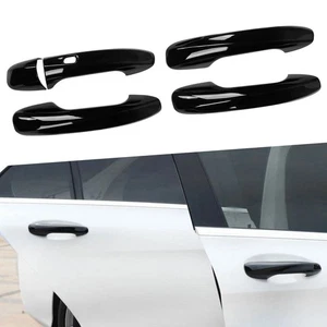 For A B C E CLA GLA GLB GLC Black Door Handle Cover Frame Trim Accessories - Picture 1 of 7