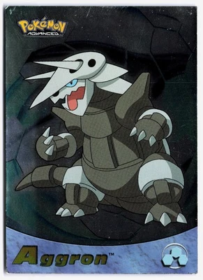 Topps Advanced Pokemon Card Aggron Foil #10 HOLO LP-MP - Image 1 of 2