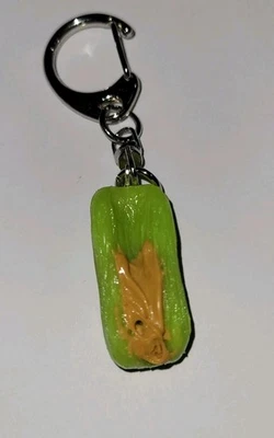 Mantequilla de maní apio clip accesorio para mujer llavero comida encanto Foto 1 de 4