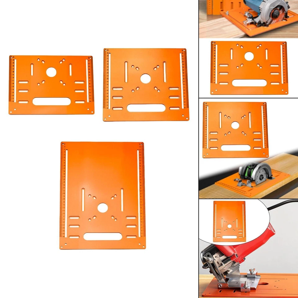 Cutting Machine Base Plate Circular Saw Guide Rail Tool Portable Sturdy Table - Image 1 of 1