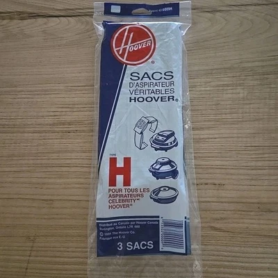 4 Packages Hoover Vaccuum Bags Type H for Celebrity Canister New 12 Bags - Image 1 of 4
