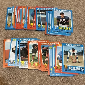1971 topps Football Lot (47cards, EX+) Vintage Topps sharp, ex+ To Nm Or Better - Picture 1 of 8