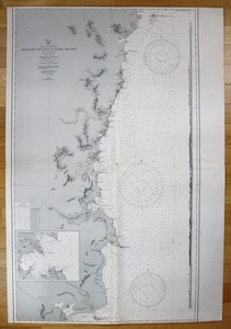 1935 Australia - East Coast - Montagu Island to Gabo Island Australien map - Picture 1 of 1