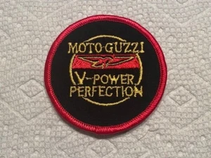 Moto Guzzi V-Power Perfection Motorcycle Patch - Picture 1 of 1