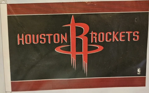 Houston Rockets NBA Basketball 3' X 5' Banner Flag NIP NEW Wincraft Cover